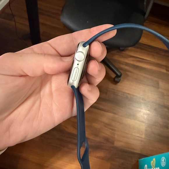 Smartwatch with Blue Band
